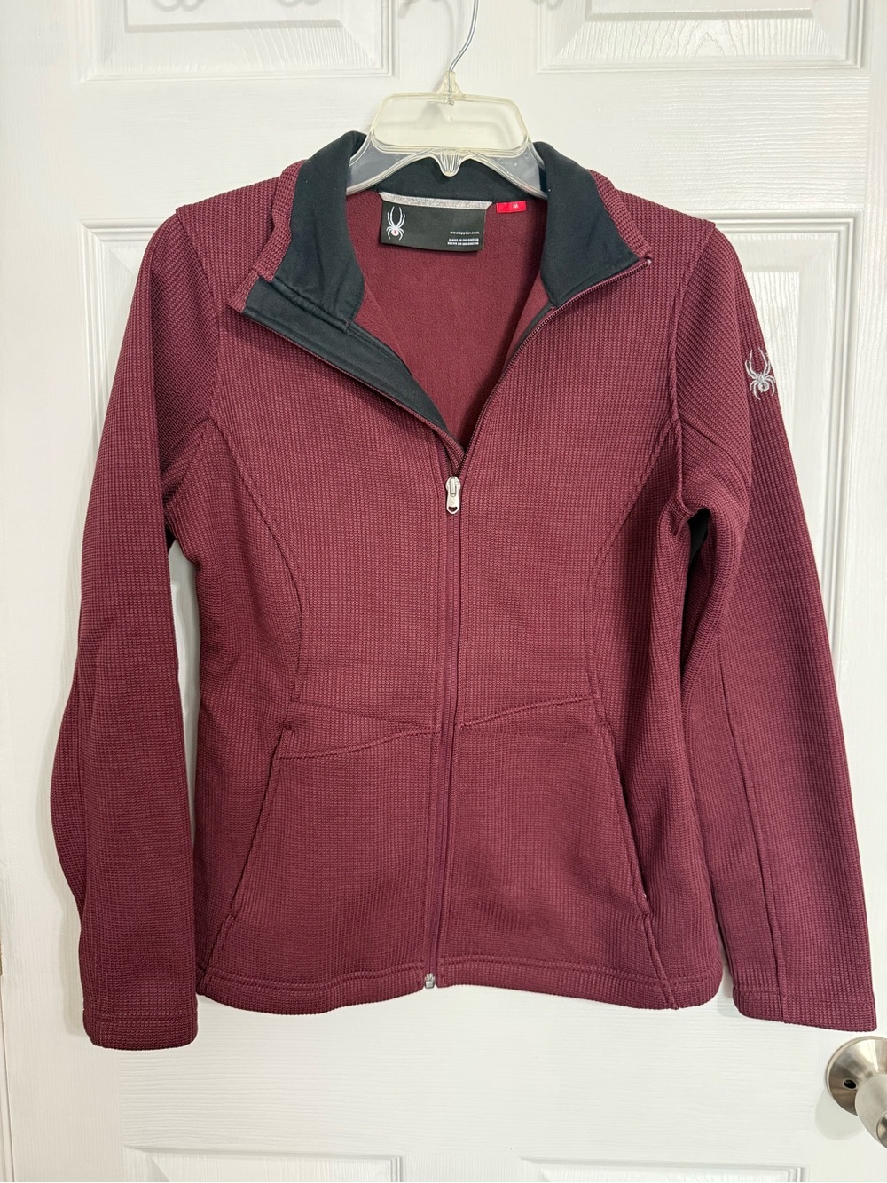 Spyder Women's Burgundy Full-Zip Jacket